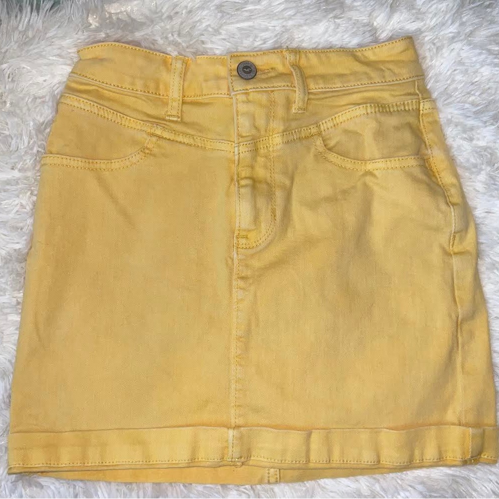 Yellow Hollister Skirt